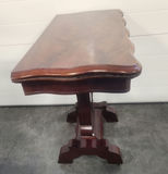 Antique Mahogany Flip Top Card Table - thumbnail 8 of 17