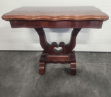 Antique Mahogany Flip Top Card Table - thumbnail 2 of 17