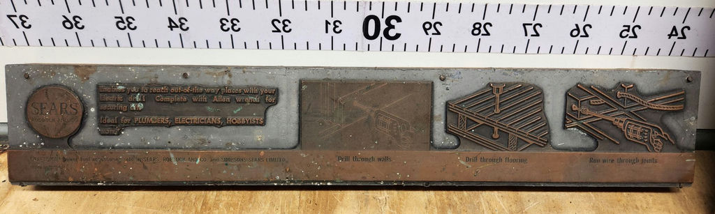 Letterpress Print Block Advertising Lot - image 4 of 13