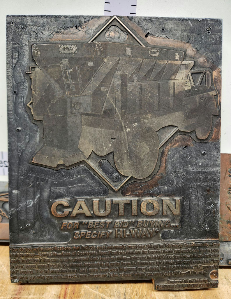 Letterpress Print Block Advertising Lot - image 10 of 13