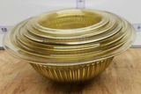 6 Federal Depression Glass Nesting Bowls - thumbnail 1 of 16