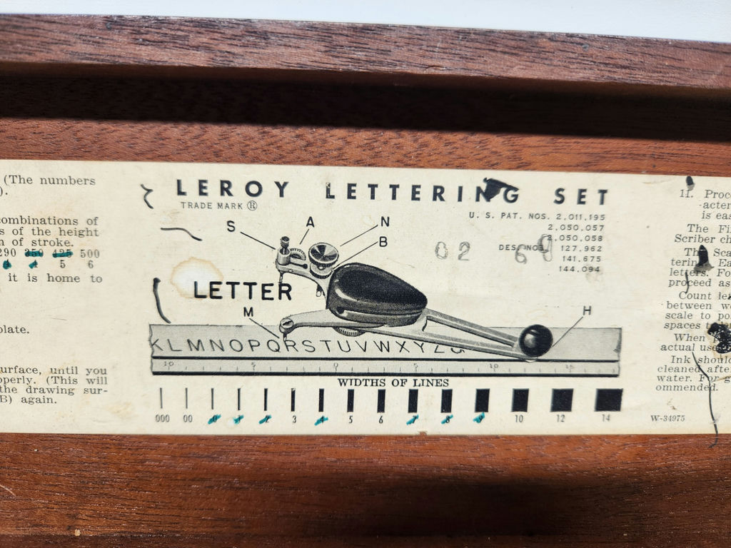 K&E Leroy Lettering Set - image 3 of 9