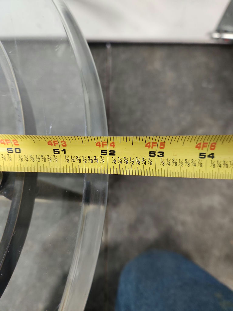 Mid-century Brass & Glass Oval Coffee Table - image 17 of 19