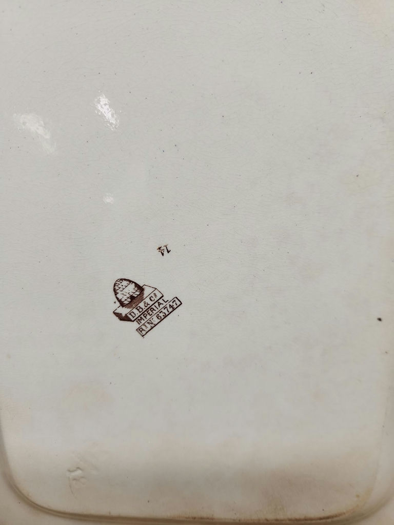 D.B. & Co Imperial Brown Transferware - image 4 of 34