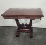 Antique Mahogany Flip Top Card Table - thumbnail 6 of 17