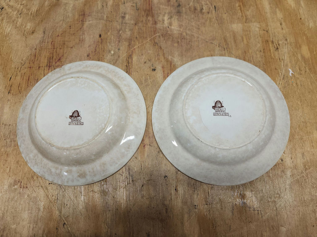 D.B. & Co Imperial Brown Transferware - image 22 of 24