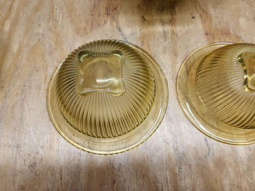 6 Federal Depression Glass Nesting Bowls - image 12 of 16