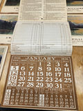 J.W. Williams 1936 Grain And Feed Williamsville Vermont Calendars - thumbnail 5 of 11