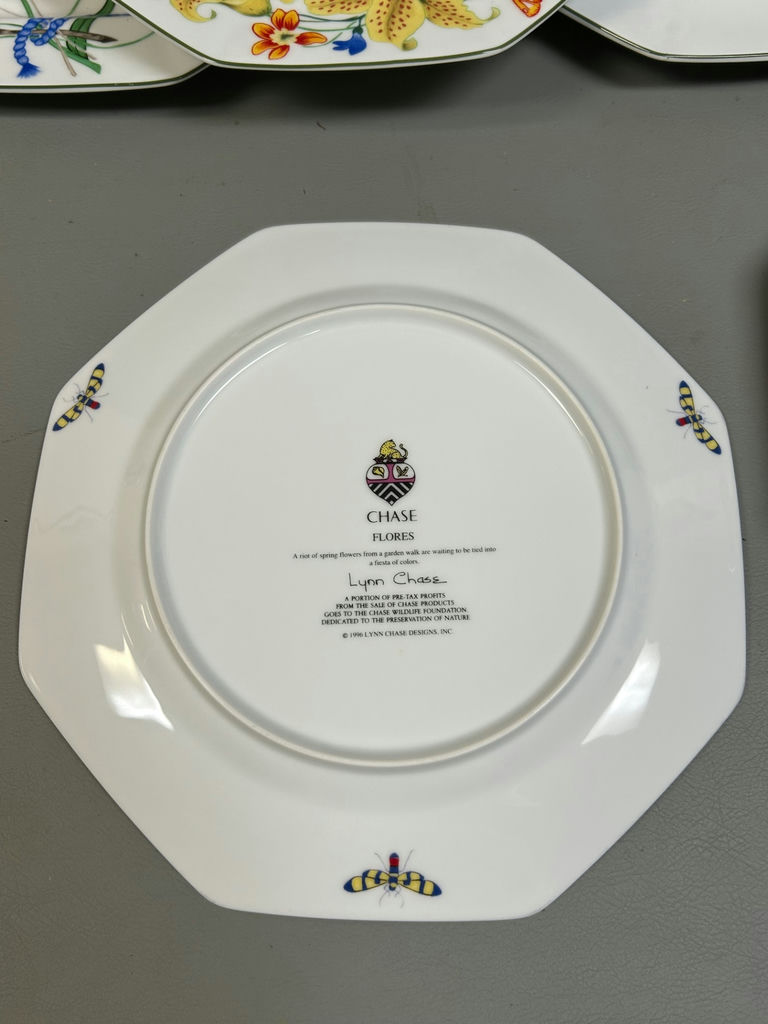 Lynn Chase Octagon Dinner Plates - image 2 of 4