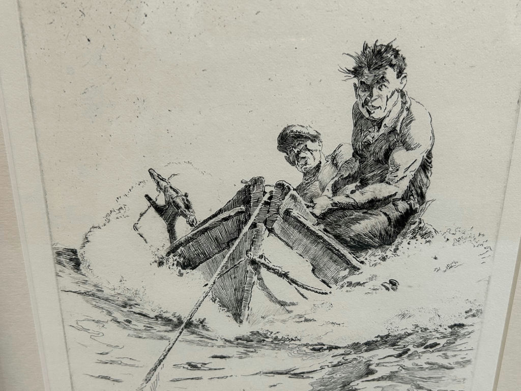 Seaman Etching Signed  - image 2 of 6