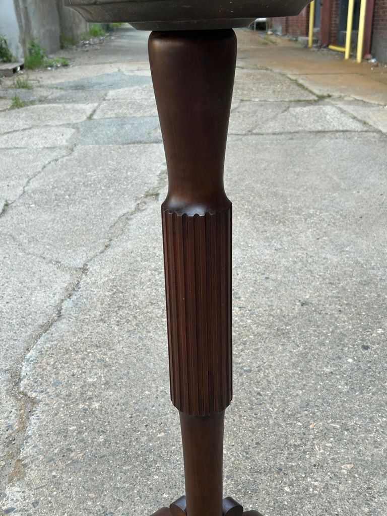 Victorian Mahogany Pedestal Plant Stand  - image 6 of 6