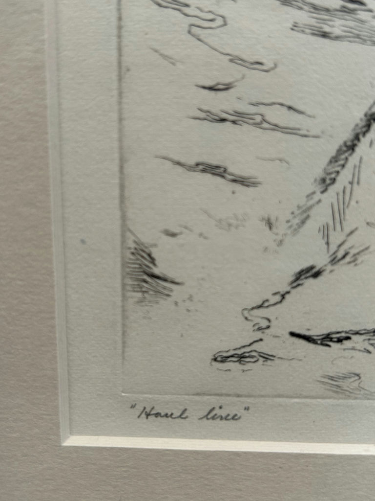 Seaman Etching Signed - image 4 of 6