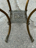 Victorian Brass Tile Top Plant Stand - thumbnail 3 of 4