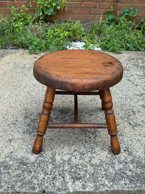 Antique Country Farm Stool - Image 1 of 5