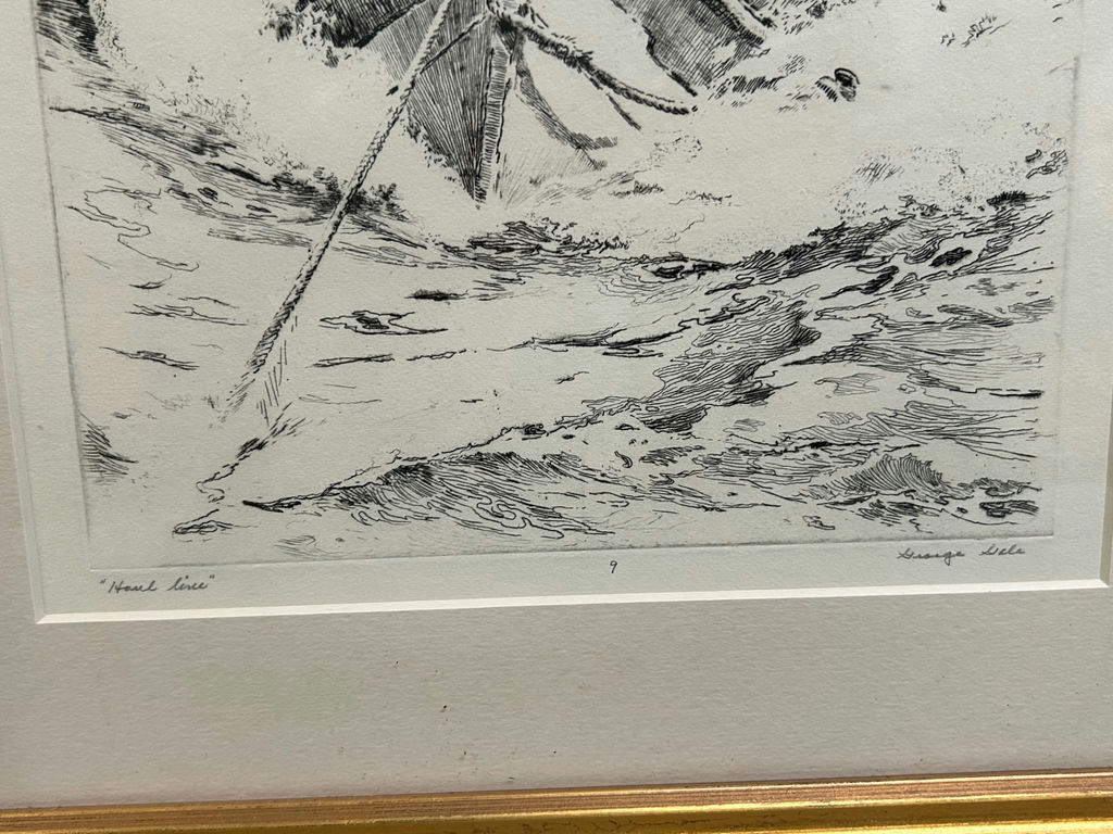 Seaman Etching Signed  - image 5 of 6