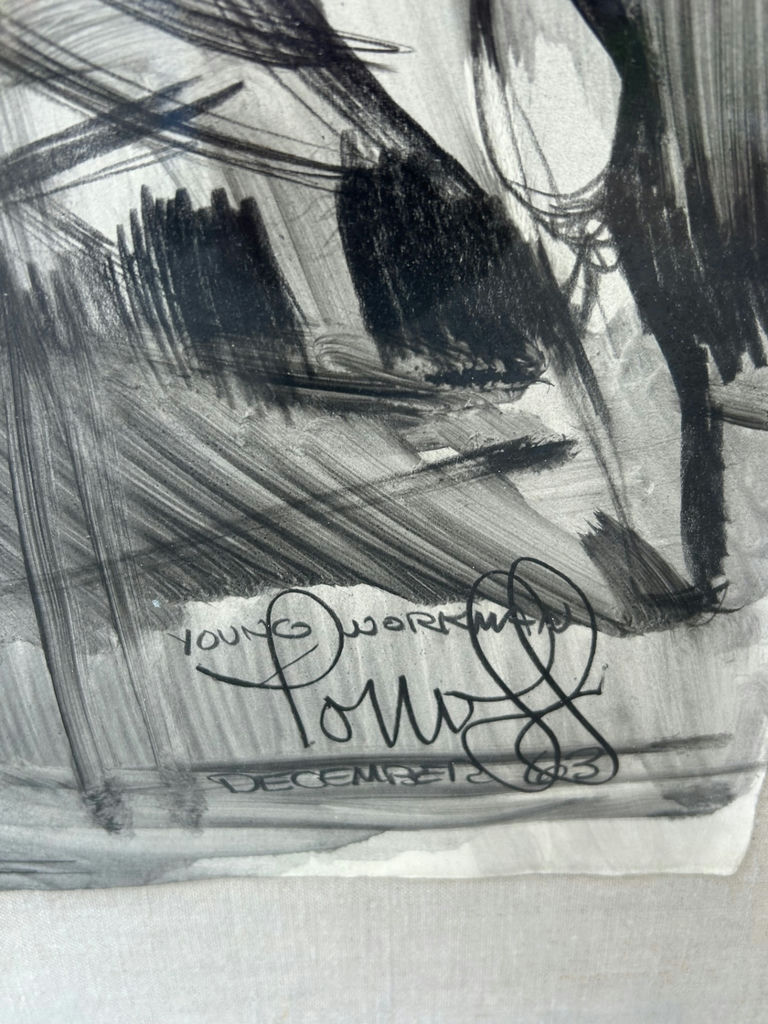 RISD Artist Charcoal Study Art Portrait  - image 3 of 5