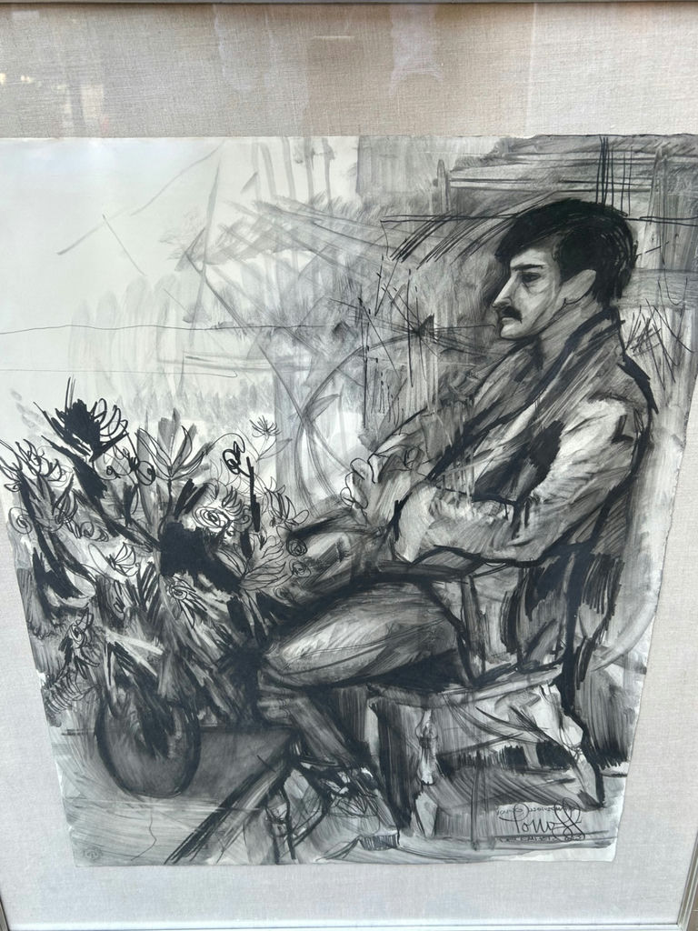 RISD Artist Charcoal Study Art Portrait - image 4 of 5