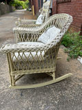 Vintage Wicker Patio Chairs  - thumbnail 3 of 4