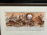 Signed Landscape Watercolor Painting - thumbnail 4 of 5