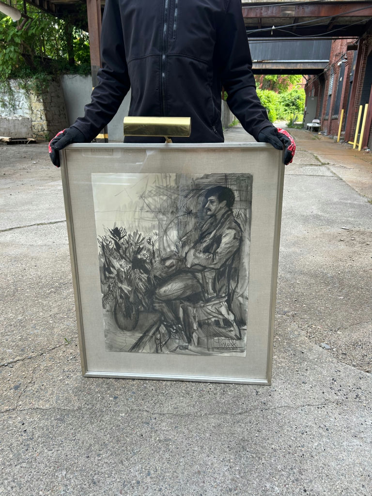 RISD Artist Charcoal Study Art Portrait  - image 2 of 5