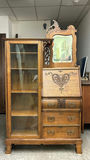 Antique Oak Side by Side Secretary Desk - thumbnail 8 of 8