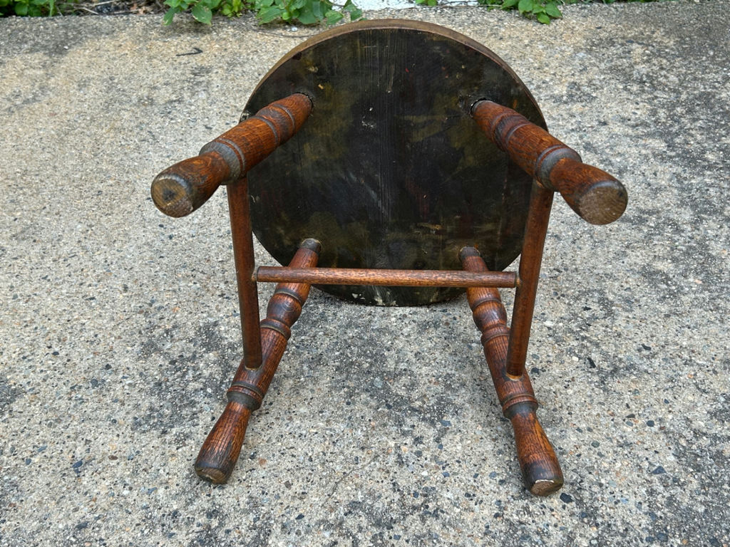 Antique Country Farm Stool  - image 3 of 5