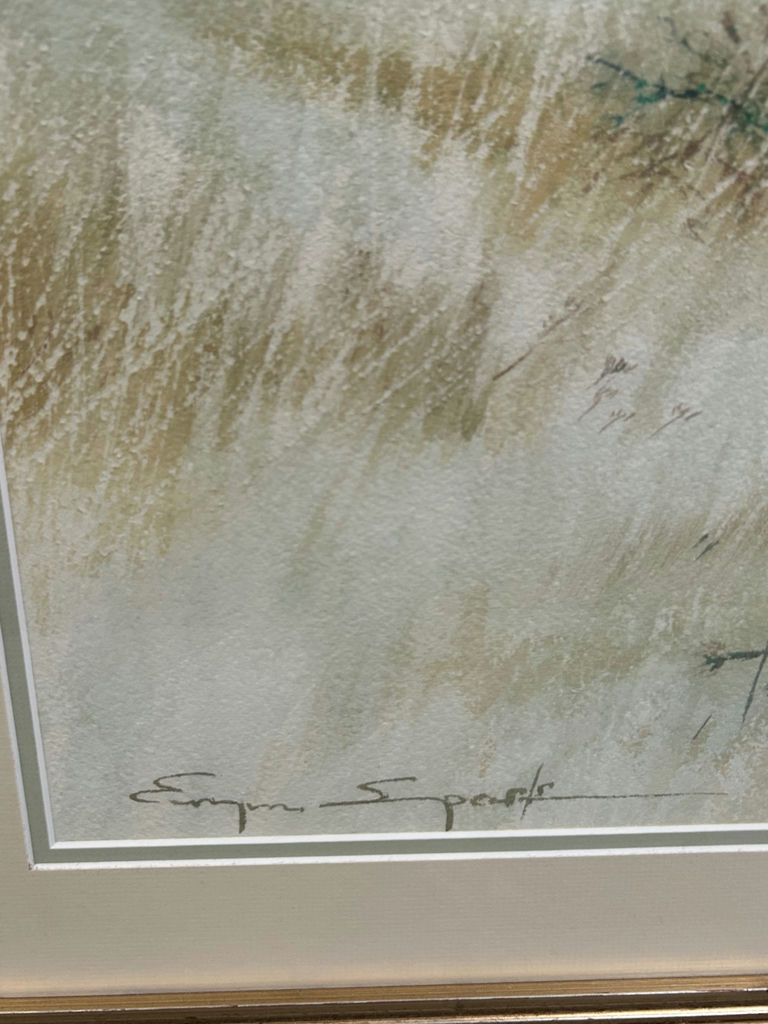 Signed Landscape Watercolor Painting - image 2 of 5