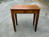Antique Oak One Drawer Side Table - thumbnail 1 of 4