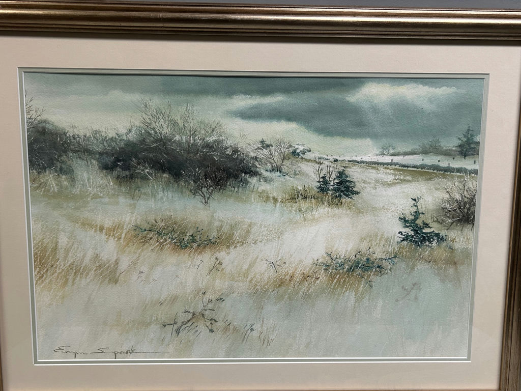 Signed Landscape Watercolor Painting - image 4 of 5