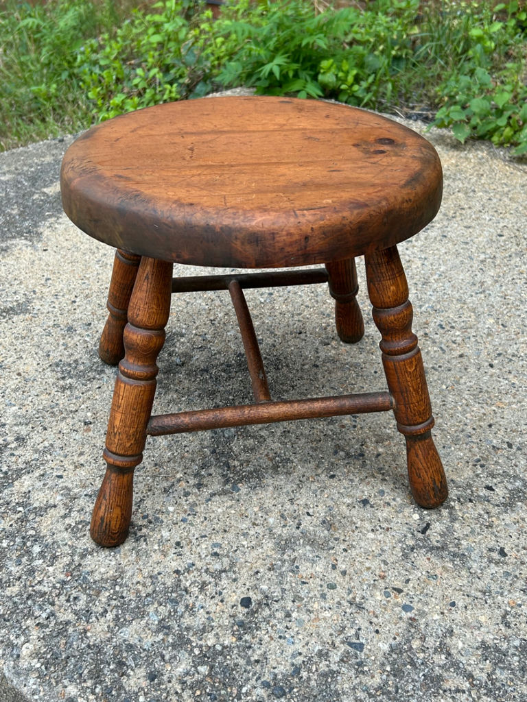 Antique Country Farm Stool  - image 4 of 5