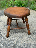 Antique Country Farm Stool - thumbnail 4 of 5