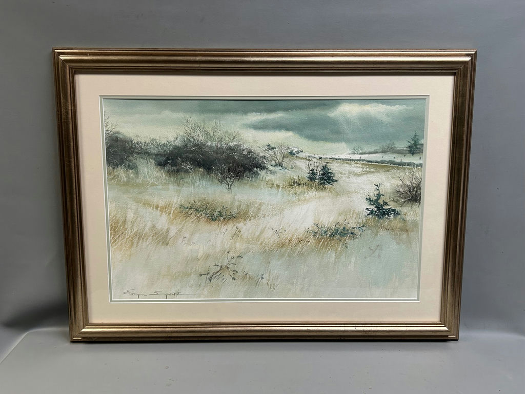 Signed Landscape Watercolor Painting - image 1 of 5