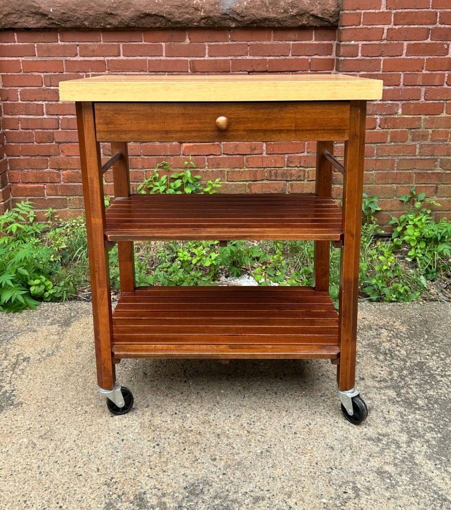 Slat Rolling Cart - image 1 of 5
