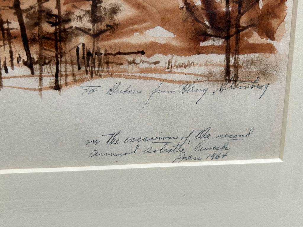 Signed Landscape Watercolor Painting  - image 2 of 5