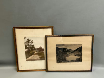 Signed Tinted Photos Scenic Landscape  - Image 1 of 5