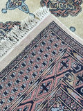 Hand Woven Bokhara Area Rug - thumbnail 3 of 5