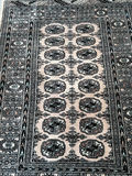 Hand Woven Bokhara Area Rug - thumbnail 2 of 4