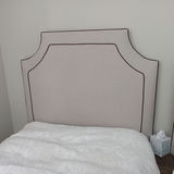 Twin Beds w/ Tall Upholstered Headboards - thumbnail 3 of 8