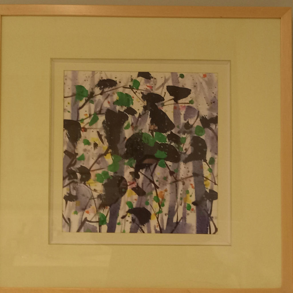 Trio Framed Abstract Art - image 4 of 5