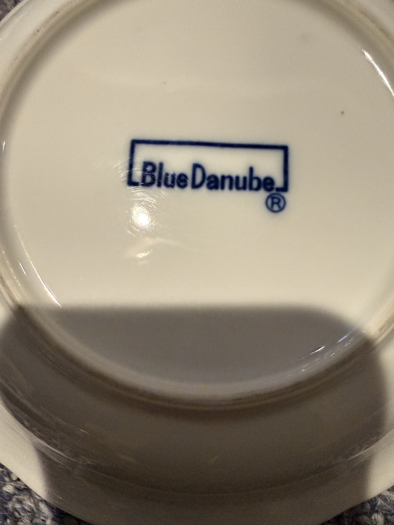 Blue Danube Blue-and-White Dinnerware and Tea Set - image 10 of 18