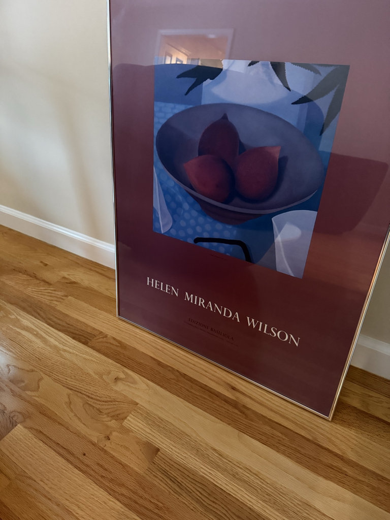 Helen Miranda Wilson framed art print with bowl of peaches - image 2 of 4