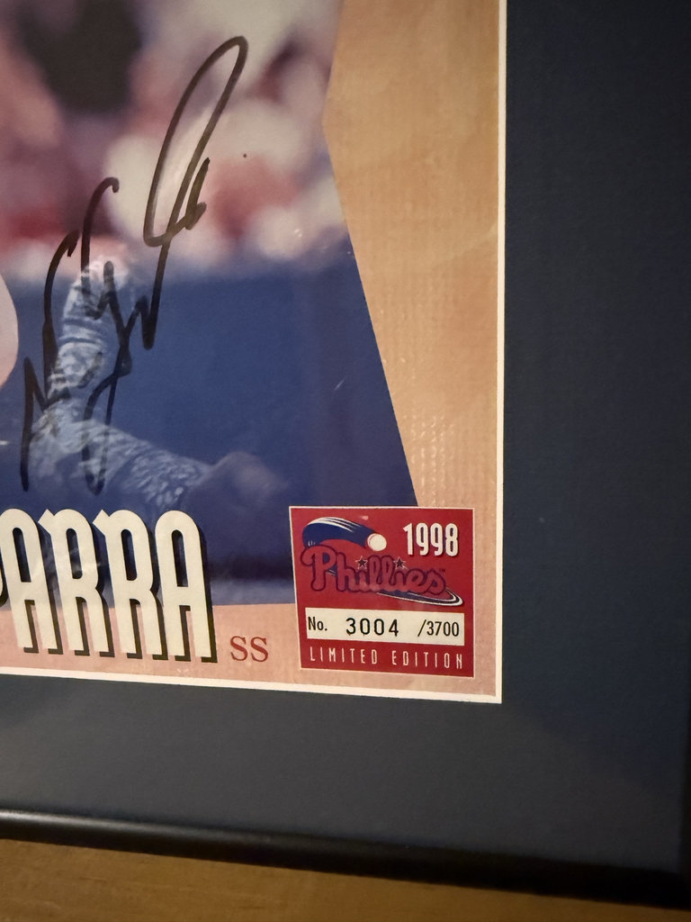 Nomar Garciaparra framed autographed limited edition baseball poster - image 2 of 3