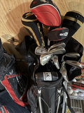 Golf bag with clubs and accessories - thumbnail 3 of 6