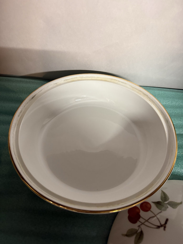 Royal Worcester porcelain lidded bowls and covered dishes with fruit and asparagus motifs - image 6 of 10
