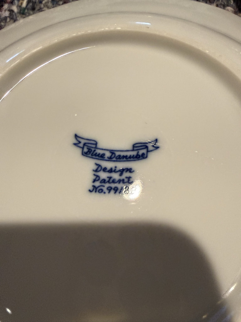 Blue Danube Blue-and-White Dinnerware and Tea Set - image 9 of 18