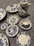 Blue Danube Blue-and-White Dinnerware and Tea Set - thumbnail 8 of 18