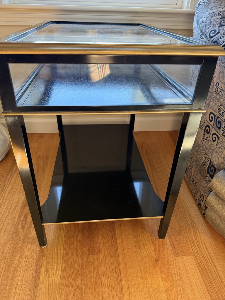 Maison Jansen style display end table - image 2 of 5