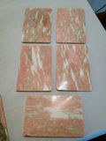 Pink Marble Bread Plates with Marble Lamp and Holders - thumbnail 5 of 8
