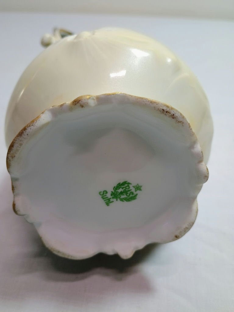Antique Painted glass and ceramics - image 3 of 13
