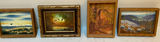 Set of Four Framed Landscape Paintings - thumbnail 1 of 5
